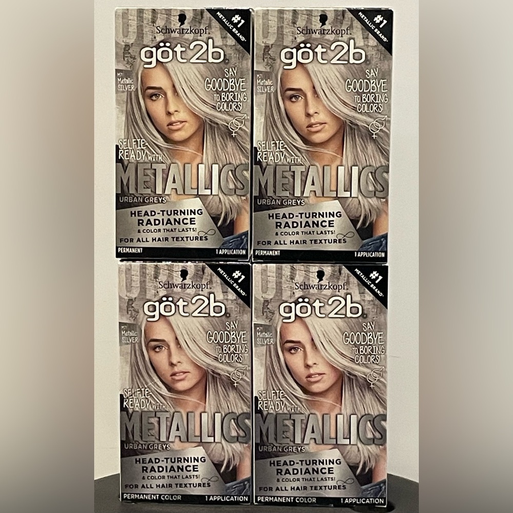Schwarzkopf got2b Metallic Hair Color - M71 (Pack of 4)